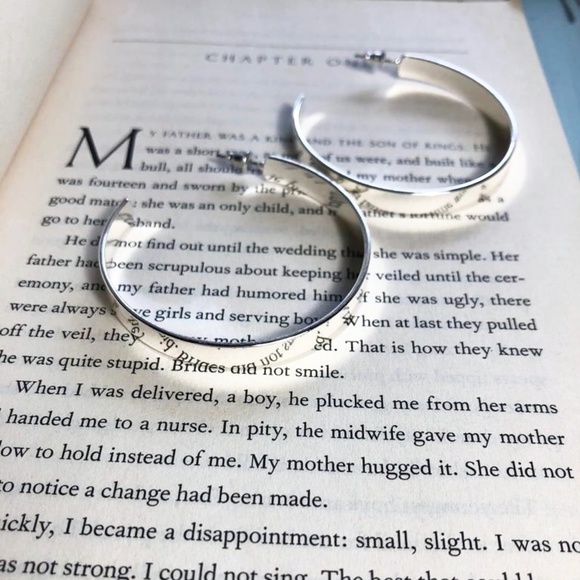 Alquimia Jewelry - NEW 3 FOR 35 REFLEJO SILVER HOOP EARRINGS